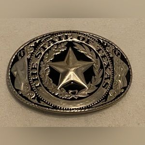 STATE OF TEXAS Belt Buckle. Perfect Condition